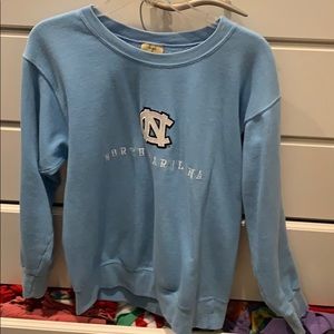 UNC!! Light blue crew neck soft jacket